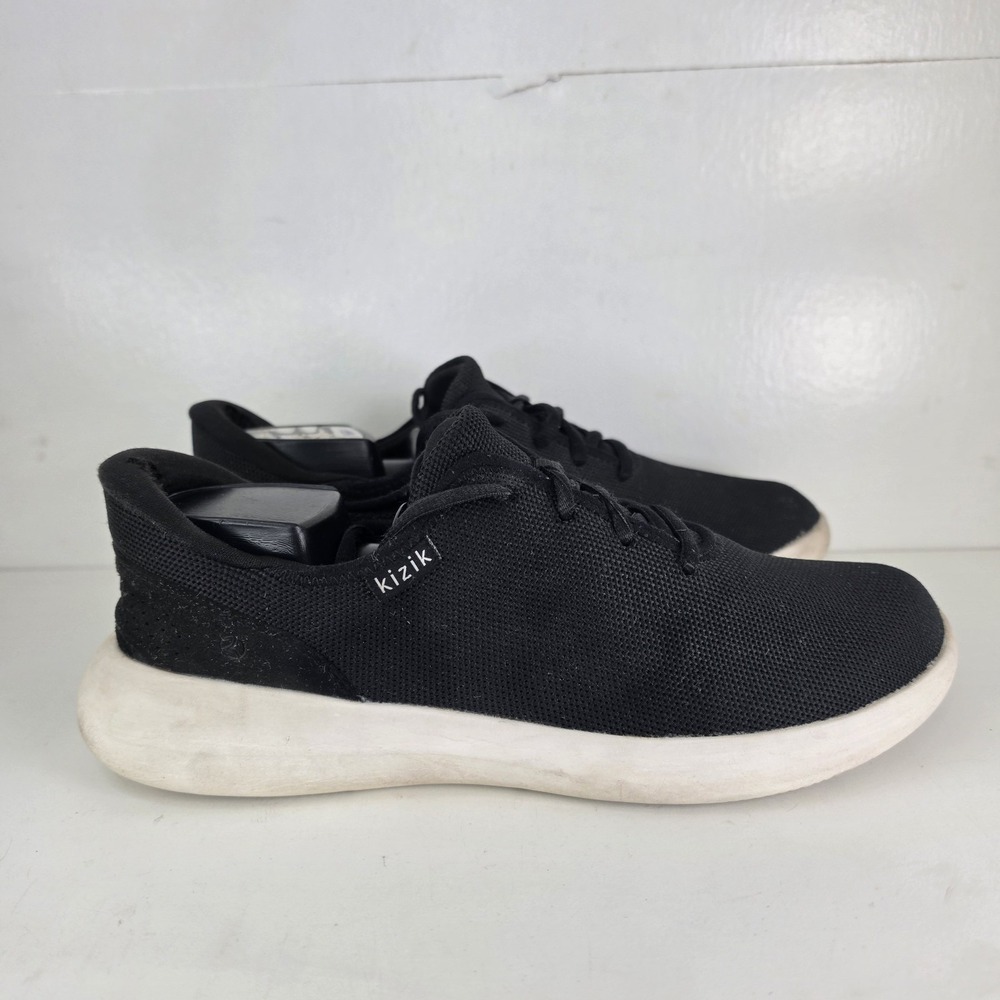 KIZIK Madrid Eco-Knit Hands Free Sneaker Shoes‎ Black Men Sz 8 Women Sz 9.5 Mesh